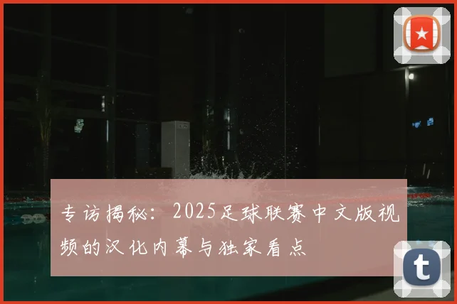 专访揭秘：2025足球联赛中文版视频的汉化内幕与独家看点